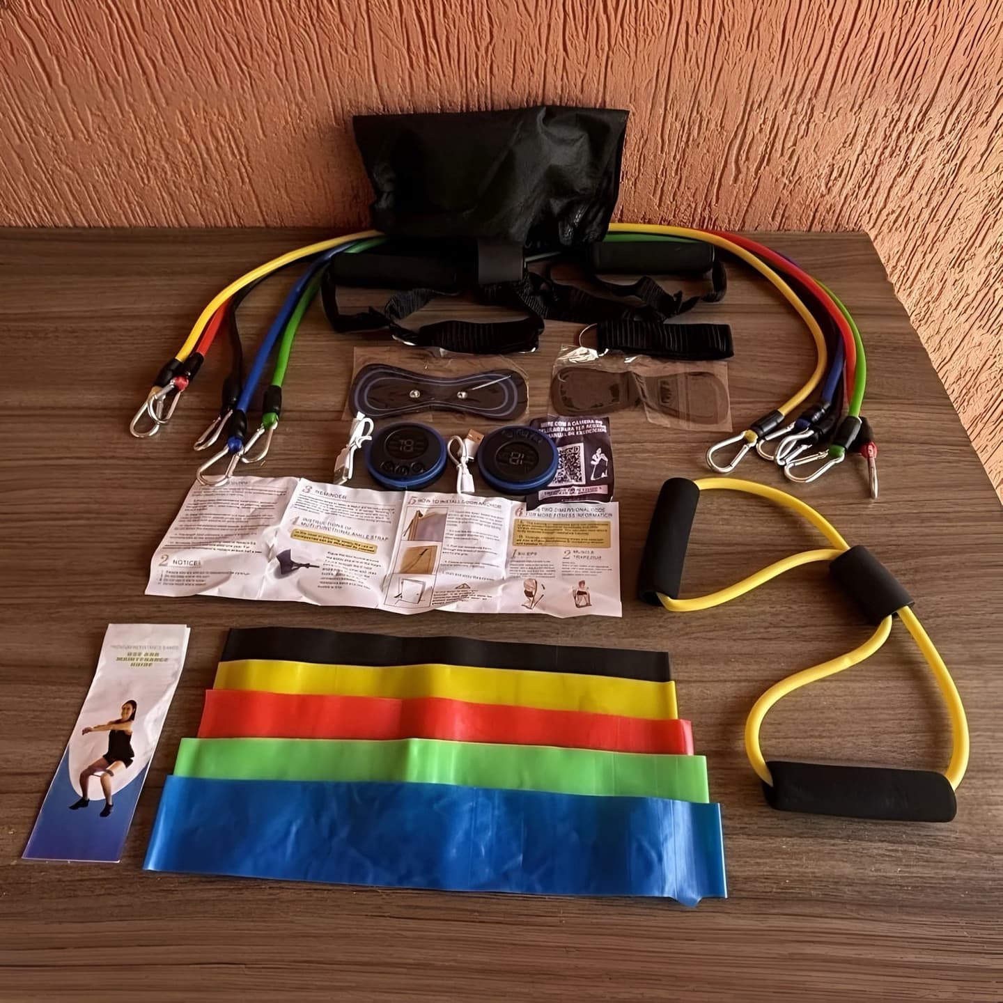 Kit 20 Itens Esportivos Para Treino Em Casa